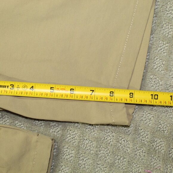 NWOT J.Crew Mens Stretch Flex Land Water Shorts Tan Size 31 x 9 - Picture 3 of 5